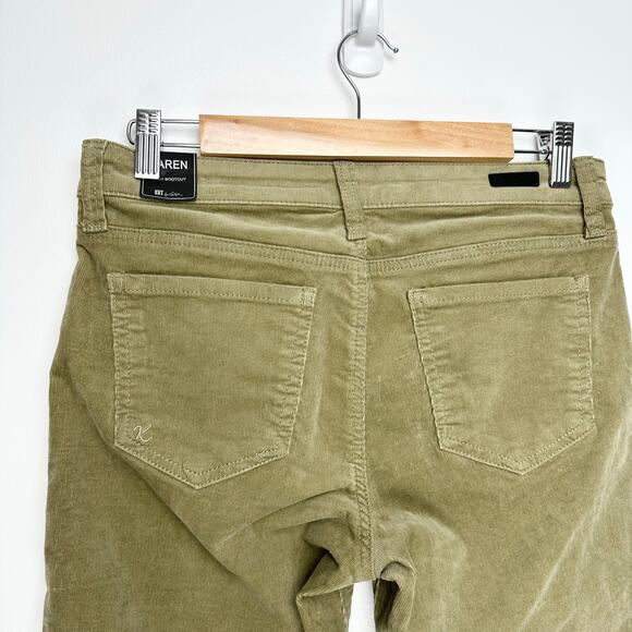 NWT Kut from the Kloth Karen Baby Bootcut Corduroy | Covert Green | SZ 6 - Picture 6 of 9